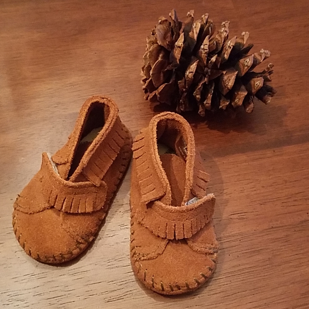 Newborn Land of Nod moccasins